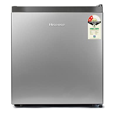 Hisense 46 L 2 Star Direct-Cool Single Door Mini Refrigerator (RR46D4SSN, Silver, 2022 Model)