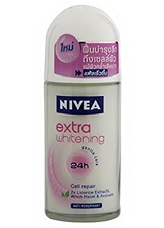 Extra Whitening Anti-perspirant Roll-on, Nivea Deo for Women 1.7oz (50ml)