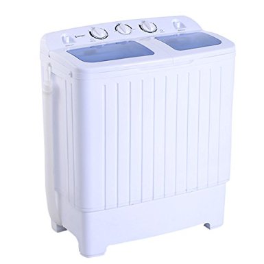 Giantex Portable Mini Compact Twin Tub 11lb Washing Machine Washer Spin Dryer