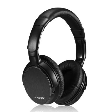 [CNET's PICK]Bluetooth Headphone Mic,Ausdom M06 EDR Overhead Stereo Deep Bass [Wireless Wired] [Brush Finish][Unmatched Performance]Headsets with [Music Streaming] [Hands-free Calling] Built-in Mic Bluetooth 4.0/3.0 (Black)