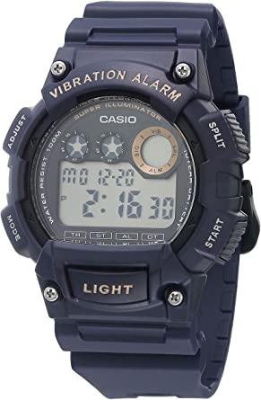 Casio Men's W735H-2AVCF Super Illuminator Blue Watch