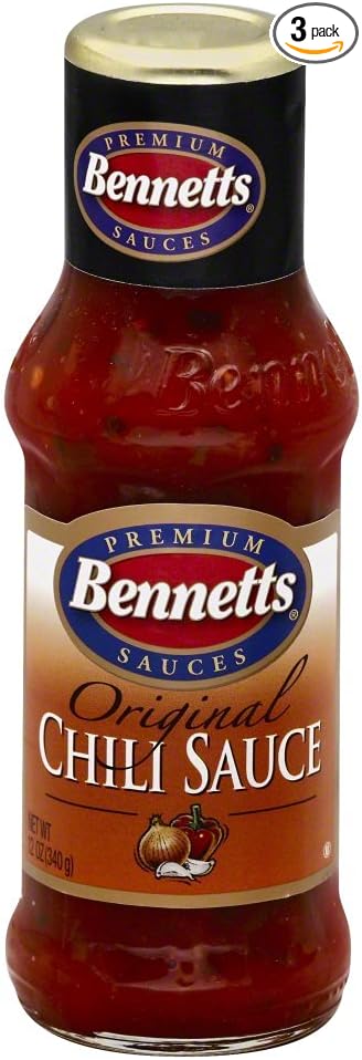 Bennetts Chili Sauce 12fl.oz (Pack of 3)