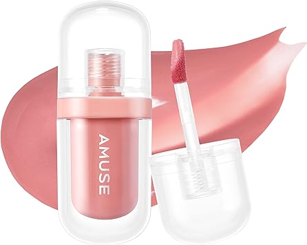 Amuse JEL-FIT TINT 12-Hour Lasting Jelly-Like Texture Moisturizing Lip Stain Vegan in Handy Size for Travel (05 OAT FIG)