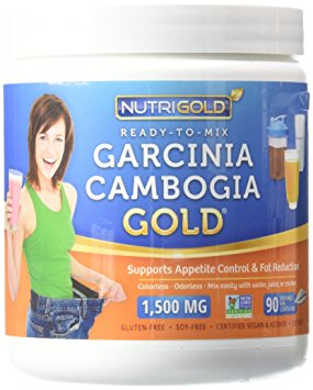 #1 Pure Garcinia Cambogia Extract, 1500mg, 90 Servings (100% Pure Water-Soluble Garcinia Camboiga GOLD) Features 60% HCA SuperCitrimax® Garcinia with 5 U.S. Patents - Clinically-Proven Appetite Suppressant and Weight-loss That Works