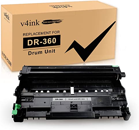 V4INK Compatible Drum Replacement for DR360 DR-360 Drum Unit for Brother HL-2140 HL-2170W Brother MFC-7340 MFC-7345N MFC-7440N MFC-7840W Brother DCP-7030 DCP-7040 Printer
