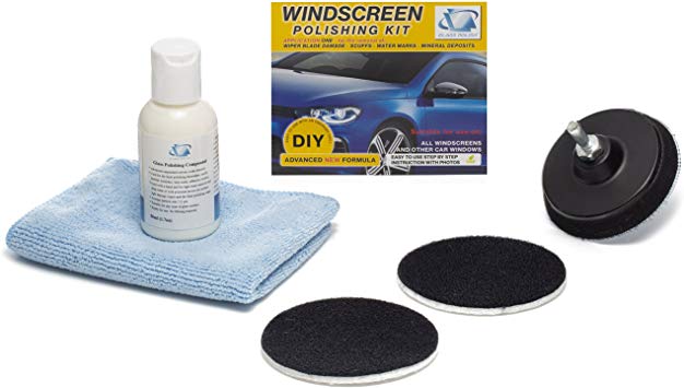 Glass Polishing Kit for all Types of Glass and Car Windshield Wiper Blade Scratches