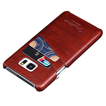 ABC® Case, Samsung Galaxy Note 5 Case, Galaxy Note 5 Case Cover, Luxury Leather Card Slot Shell Case