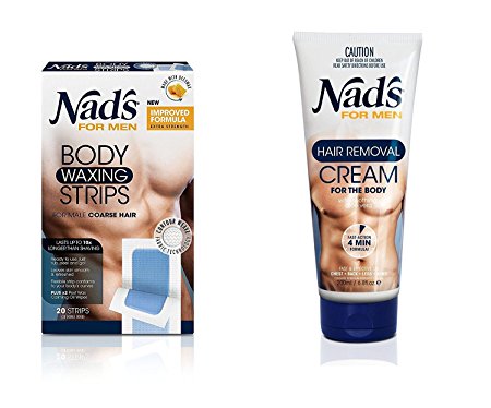 Nad's for Men Hair Removal (Cream   Strips (Combo))