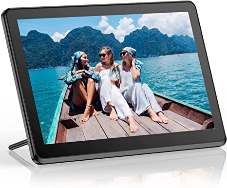 Digital Picture Frame, 10 Inch WiFi Digital Photo Frame FHD 1920x1080 IPS Touch Display Screen 16GB Storage Share Photos via App, Email, Cloud from Anywhere