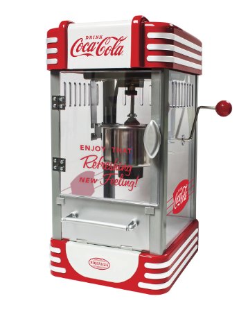 Nostalgia Coca-Cola Series RKP630COKE 2.5-Ounce Kettle Popcorn Maker