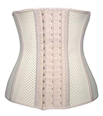 YIANNA Women's Underbust Latex Sport Girdle Waist Trainer Corsets Hourglass Body Shaper