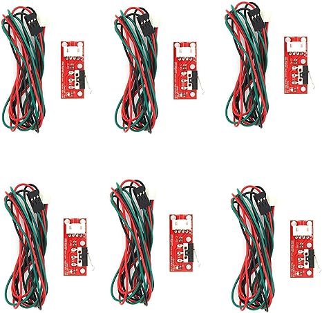 HiLetgo 6pcs Endstop RAMPS 1.4 Mechanical Limit Switch for 3D Printer