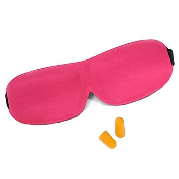 PremierLash | Protective Sleep Mask: Pink (Contoured design shields lashes with lasting comfort, lash extension safe)