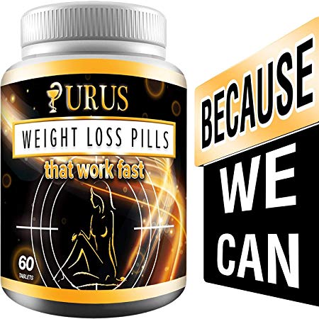 Weight Loss Urus Pills - Work Fast for Women and Men, Diet Pills, Fat Burner, Carb Block & Appetite Suppressant