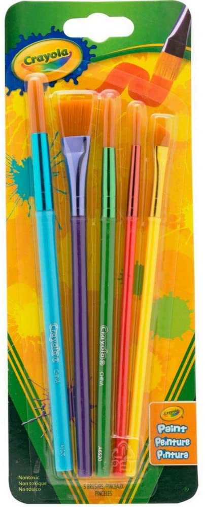 Crayola Arts & Craft Brushes, Assorted 1 ea (Pack of 2)