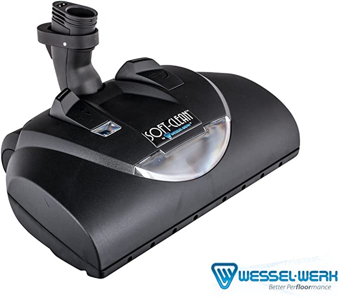 WESSEL WERK EBK360 Soft Clean Central Vacuum Electric POWERBRUSH Black NO Wand