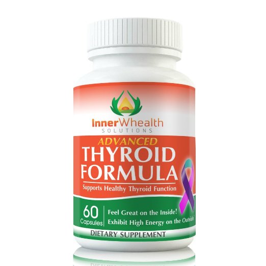 Advanced Natural Thyroid Support with Iodine & Kelp! Safe, Fast & Effective! More Energy! Increase Metabolism! Lose Weight! Reduce Sadness! Improve Mood, Concentration & Focus! Prevent major problems