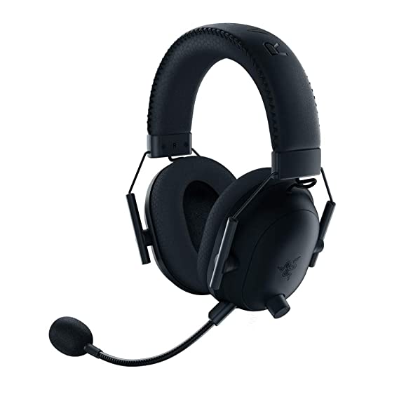 Razer BlackShark V2 Pro Wireless Gaming Headset - Black | THX 7.1 Spatial Surround Sound - 50mm Drivers - Detachable Mic - for PC, PS5, PS4, Switch - RZ04-03220100-R3M1