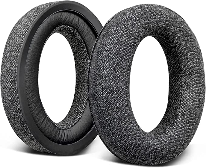 SOULWIT Linen Ear Pads for Sennheiser HD599/HD598/SE/CS/SR/HD595/HD569/HD558/HD518/HD515/Game Zero/G4ME Zero, Earpads Cushions for PC37X/PC38X/PC350/PXC350/PXE350/PC360/HD380/HD380-Pro/HME95