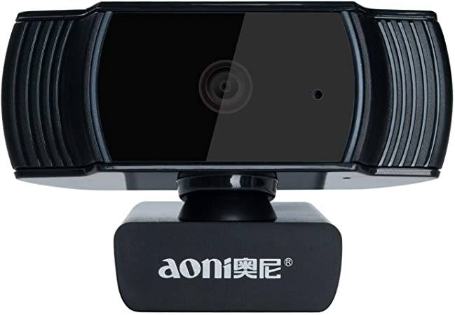 Automatic Focuse Full HD1080P Widescreen Webcam Lychee Automatic Focuse 1080P Camera for TV Desktop Laptop Video Calling & Recording Webcam Camera (Automatic Focus) (Black)
