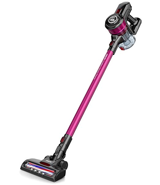 Cordless Vacuum, ONSON Cordless Stick Vacuum Cleaner, 20KPa Powerful Cleaning Lightweight 2 in 1 Handheld Vacuum with Rechargeable Lithium Ion Battery