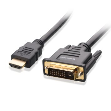Cable Matters CL3 Rated High Speed Bi-Directional HDMI to DVI Cable 6 Feet