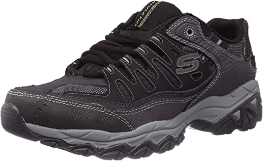 Skechers Men's Afterburn Memory-Foam Lace-up Sneaker