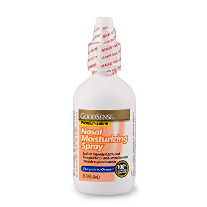 GoodSense Saline Nasal Spray, 1.5 Fluid Ounces