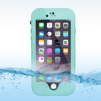 FAVOLCANO Waterproof Hard Case with Viewing Kickstand for 5.5" iPhone 6 Plus / 6S Plus