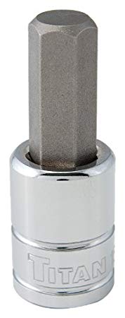 Titan Tools 15610 10 mm 3/8" Drive Hex Bit Socket