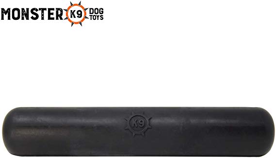 Ultra-Durable Chew Stick - Lifetime Replacement Guarantee - Tested by Pitbulls, German Shepherds, Aggressive Chewers & Large Dogs - Tough Strong Durable Natural Rubber Chew Toy - 100% Safe