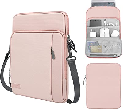 MoKo Sleeve Bag for 13.3 Inch Laptop, Carrying Pouch Portable Sleeve Case with Pocket Fits surface pro 8, Macbook Pro M1 Pro/M1 Max 14.2 2021, MacBook Air/Pro 13.3 2020, iPad Pro 12.9 2021, Chromebook