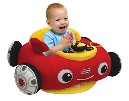 Little Tikes Plush Toy Play Car Floor Seat Positioner & Lounger, Cozy Coupe