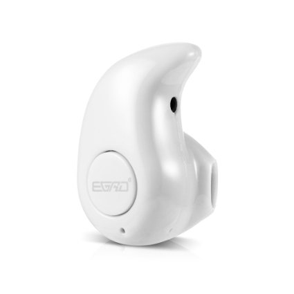 Newest Smallest Wireless Invisible Bluetooth Mini Earphone Earbud Headset Headphone Support Hands-free Calling For iPhone Samsung Xiaomi Sony Lenovo HTC LG and Most Smartphone White