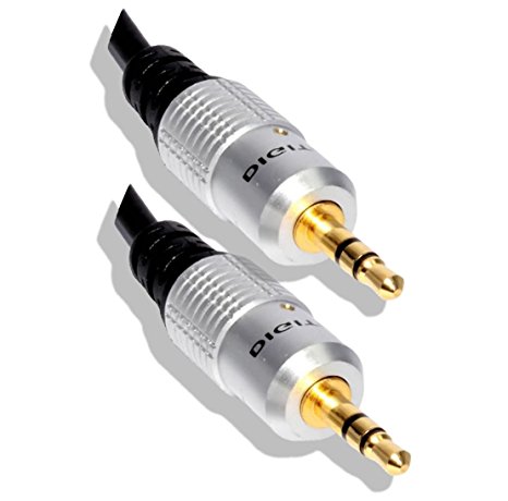 Cable Mountain 1m Gold Plated 3.5mm Stereo Jack to Jack Cable
