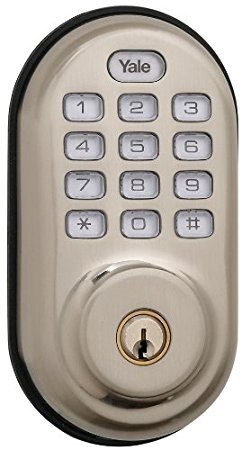 Yale Real Living Electronic Push Button Deadbolt Fully Motorized with Zwave Technology