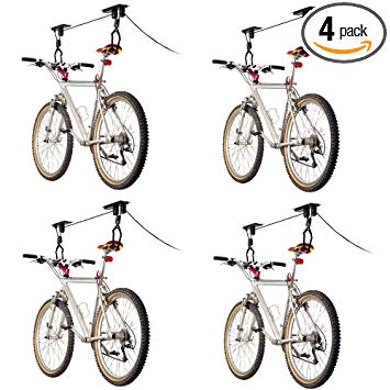 Discount Ramps 4-Bike Elevation Garage Bicycle Hoist Kit