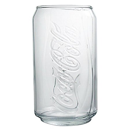 Coca-Cola Can-Shaped Beverage Glass, 12 oz.