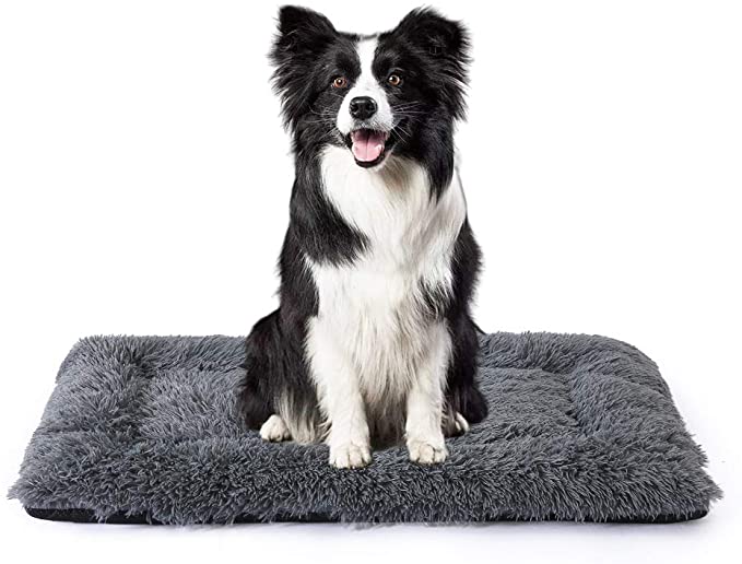 INGALIK Ultra Soft Plush Pet Dog Bed，Anti-Slip Pet Bed Mat for Pets Deep Sleeping，for Large Medium Small Dogs or Cats Bed，Machine Washable Pet Bed Liner