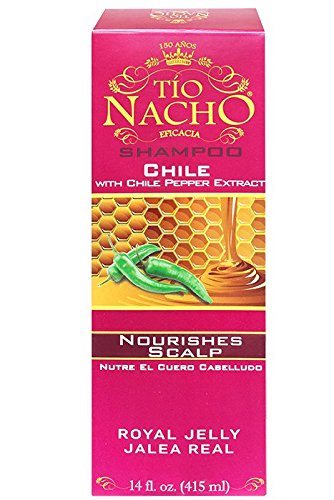Tio Nacho Chile Shampoo 14 oz with Royal Jelly Ginseng Aloe Vera Wheat Jojoba