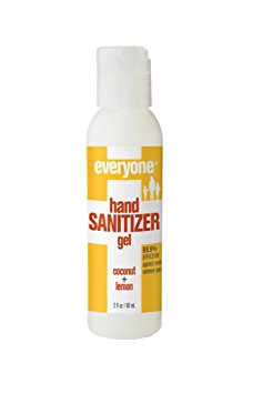 Everyone Hand Sanitizer Gel, Coconut and Lemon, 2oz, 6 Count