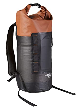 Pelican Waterproof Dry Bag - Exodry - Thick & Lightweight - Roll Top Dry Compression Sack Keeps Gear Dry for Kayaking, Boating, Beach, Rafting, Hiking, Camping and Fishing (30L), Terra; Black; Gray