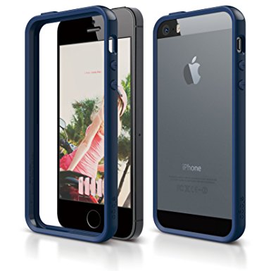 iPhone SE case, elago [Bumper][Jean Indigo] - [Edge Protection][Minimalistic][Durable Hardshell] - for iPhone SE/5/5S