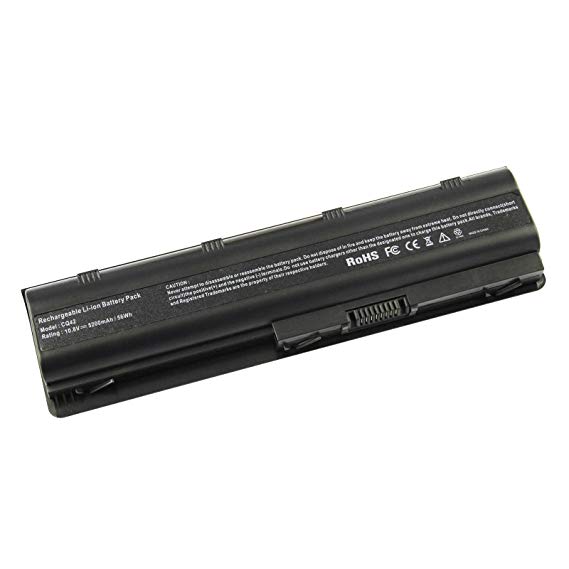 Replace with HP Battery Spare 593553-001 MU06