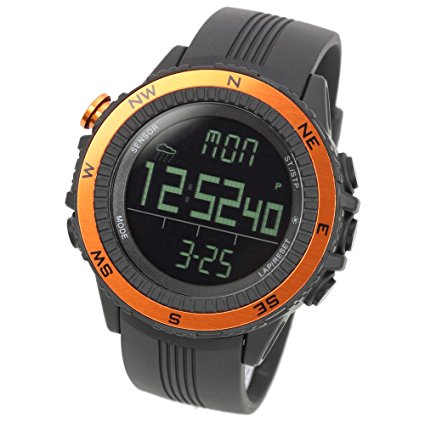 [LAD WEATHER] German Sensor Altimeter Barometer Chronograph Digital Compass Alarm Weather Forecast Outdoor Sport Watches (Climbing/ Hiking/ Running/ Walking/ Camping) Men's