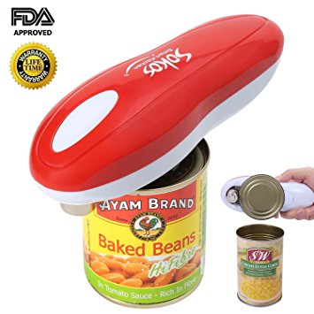 Electric Can Opener, Restaurant can opener, Smooth Edge Automatic Can Opener! Chef's Best Choice