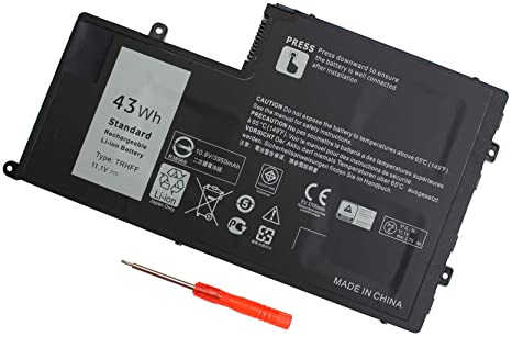 43WH TRHFF P39F Notebook Battery for Dell Inspiron 15 5000 Series 5547 5548 5447 5542 5445 5448 5545 i5547-3750sLV Latitude 14 3450 15 3550 0PD19 1V2F6 DL011307-PRR13G01 58DP4-12 Month Warranty