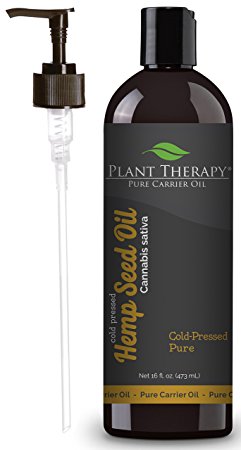 Plant Therapy Hemp Seed Carrier Oil 16 oz A Base Oil for Aromatherapy, Essential Oil or Massage use.