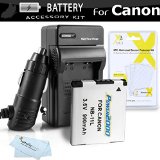 Battery And Charger Kit For Canon Powershot A4000 IS ELPH 135 ELPH 140 IS ELPH 150 IS SX400 IS ELPH 170 IS ELPH 160 SX410 IS ELPH 350 HS Camera Includes Replacement NB-11L Battery  Charger
