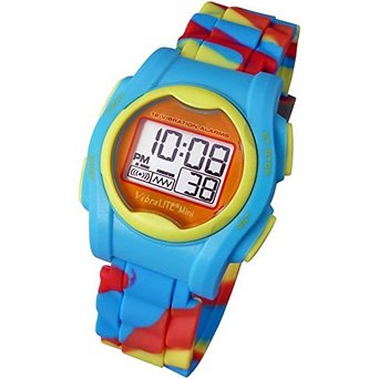 Global Assistive Devices VM-SMC VibraLITE MINI Vibrating Watch with Multi-Colored Silicone Band